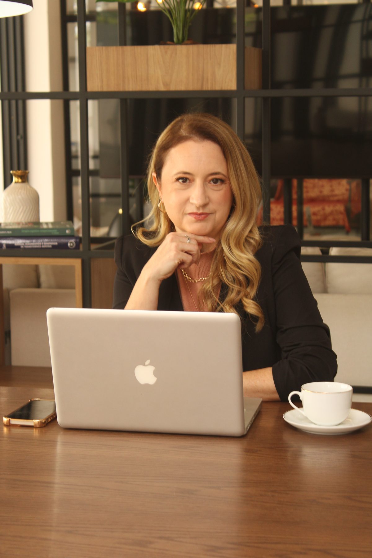 Telma Palma no consultório